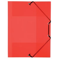 VIQUEL Fascikl s klapnama i gumicom PROPYGLASS crveni