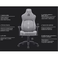 ERGOVISION Gaming stolica KING