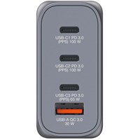 VERBATIM GaN zidni punjač od 100 W s 4 priključka