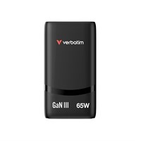 VERBATIM GaN zidni punjač od 65 W preklopni s 2 priključka