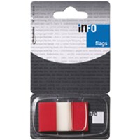 GLOBAL NOTES GN samoljepive zastavice 50/1 prozirno crvene