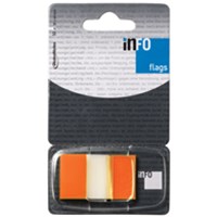 GLOBAL NOTES GN samoljepive zastavice 50/1 prozirno narančaste