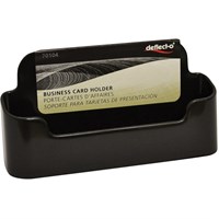 DEFLECTO H1 stolni stalak za posjetnice crni