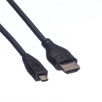 ROLINE HDMI kabel sa mrežom, TIP A (M) - TIP D (M) (micro)