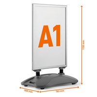 DURABLE HEAVY BASE Outdoor ulični stalak s bazom