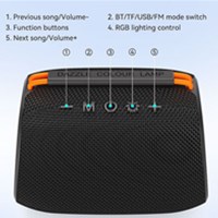 BWOO HiFi Bluetooth IPX4 zvučnik BT 5.3