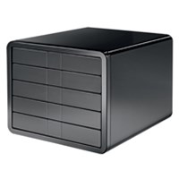 HAN I-BOX kutija s ladicama crni 