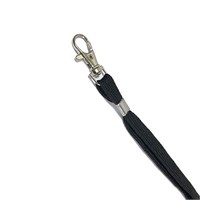 ID trakica s karabinerom crna