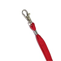 ID trakica s karabinerom crvena