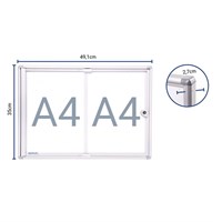 MAUL Indoor oglasni ormarić Extraslim