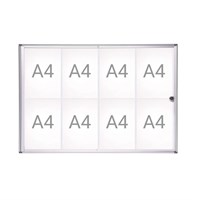 MAUL Indoor oglasni ormarić Extraslim 8xA4; 930x651x31 mm