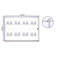 MAUL Indoor oglasni ormarić Extraslim