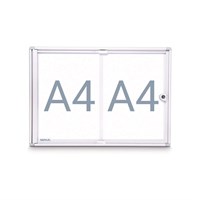 MAUL Indoor oglasni ormarić Extraslim 2xA4; 490x351x31 mm