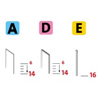 NOVUS J-17 tapetarska klamerica nova