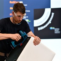 NOVUS J-550 tapetarska bežična klamerica u kovčegu