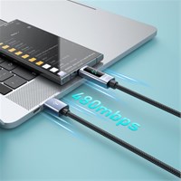 BWOO Kabel USB-A na USB-C, LED