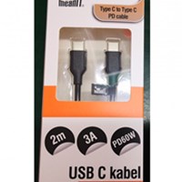 MEANIT Kabel USB-C na USB-C PD60W dužina kabla 2 m