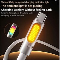 BWOO Kabel USB-C na USB-C s RGB ambijetalnim osvjetljenjem i aromaterapijom