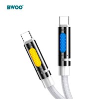 BWOO Kabel USB-C na USB-C s RGB ambijetalnim osvjetljenjem i aromaterapijom