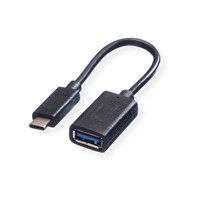 ROLINE Kabelski adapter USB 3.2 A(F) na USB-C(M)