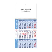 Kalendar tromjeseči na spiralu