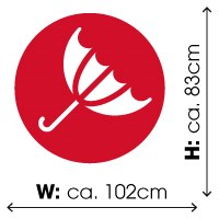 Tvoj Dizajn Kišobran s tiskom 23" windproof Premium