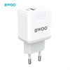 BWOO Kućni brzi QC USB-A i PD USB-C punjač 20W