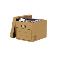 FELLOWES Kutija za odlaganje 253 x 326 x 396 mm; smeđa 