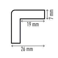 DURABLE Kutni zaštitni profil C19