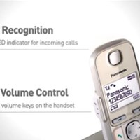 PANASONIC KX-TGE 210 bežični telefon