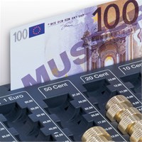 DURABLE Ladica za sortiranje euro kovanica 