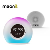 MEANIT LED Light Bluetooth zvučnik radio budilica B15