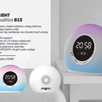 MEANIT LED Light Bluetooth zvučnik radio budilica B15
