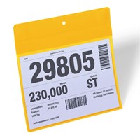 DURABLE LOGISTIC Pocket viseći magnet A5 hor: 210x148mm (223x218mm); 10 kom, žuti