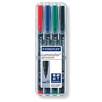 STAEDTLER LUMOCOLOR permanent flomaster  M, komplet 4 boje