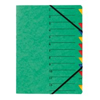 PAGNA Mapa prešpan 1-12 zelena