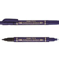 PENTEL Marker permanentni PENTEL TWIN TIP N plavi