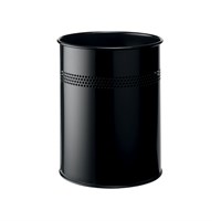 DURABLE METAL 15 koš za smeće crni