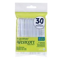 WESTCOTT MINI GLUE GUN vrući pištolj patrone, 30 komada