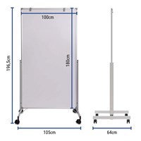 MAUL Mobilna whiteboard ploča Pro