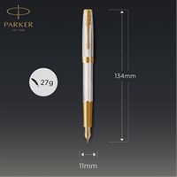 PARKER Nalivpero Parker Sonnet Premium Silver Mistral