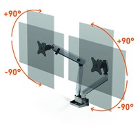 DURABLE Nosač za 2 monitora SELECT PLUS