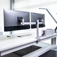 DURABLE Nosač za dva monitora