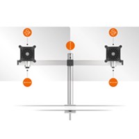 DURABLE Nosač za dva monitora