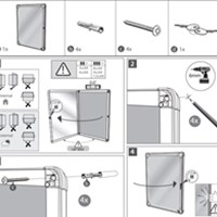 NOBO Oglasni ormarić 6xA4 unutarnji