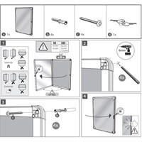 NOBO Oglasni ormarić 6xA4 vanjski