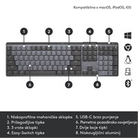 LOGITECH Osvijetljena tipkovnica MX Mehanical