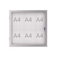 MAUL Outdoor oglasni ormarić Excite 6xA4; 696x739x28 mm
