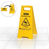 WESTCOTT Oznaka "PAZI! SKLIZAK POD" pvc set naljepnica s hrvatskim tekstom