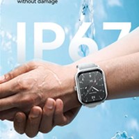 BWOO Pametni sat s fitness trackerom 2.01" Touch Round Screen IP67